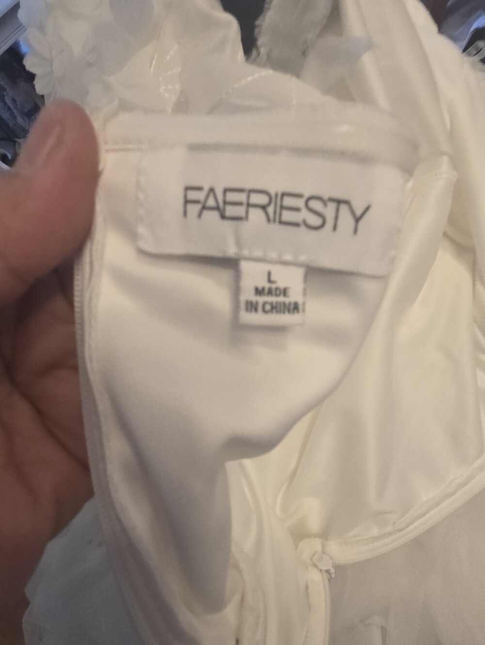 FAERIESTY White Dress - Elegant White